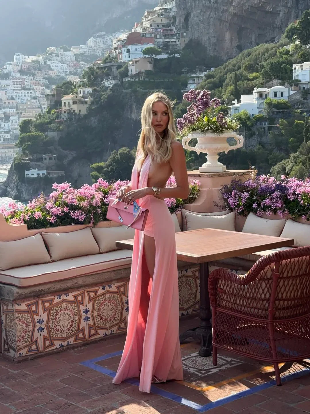 Anais | Open Back Summer Maxi Dress