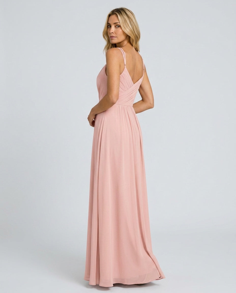 Briella | Sweetheart Ruched A-Line Maxi Dress