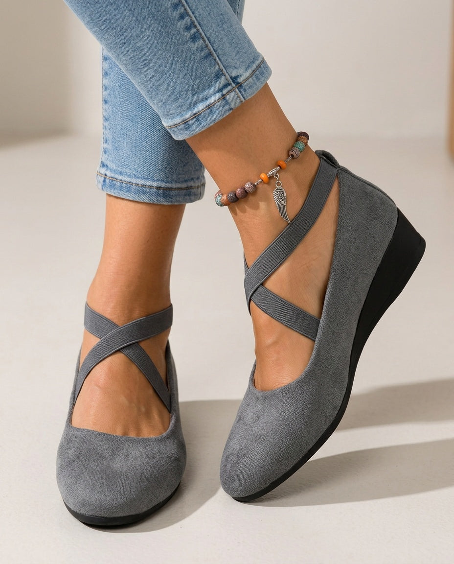 Helena | Wedge-Sole Closed Ballet Flats