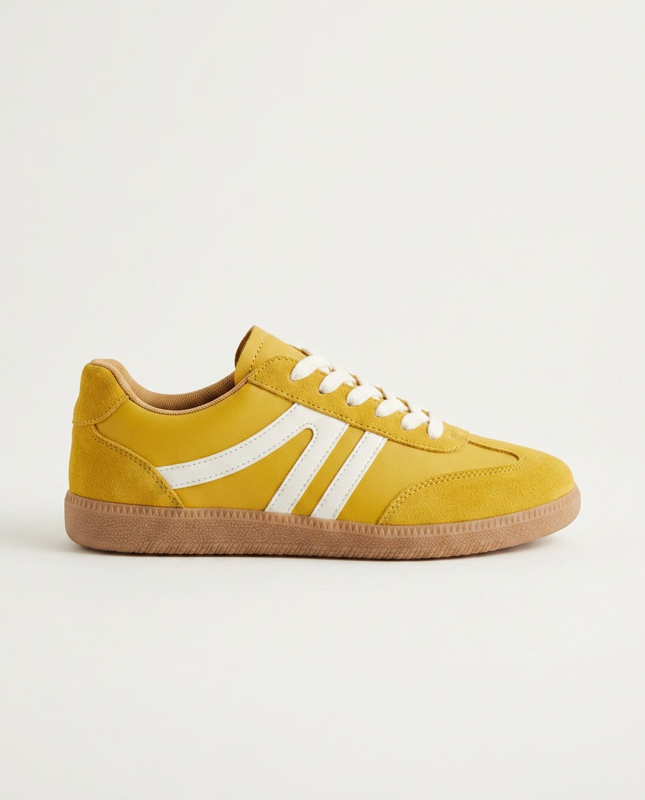 Faye | Retro Panelled Sneakers