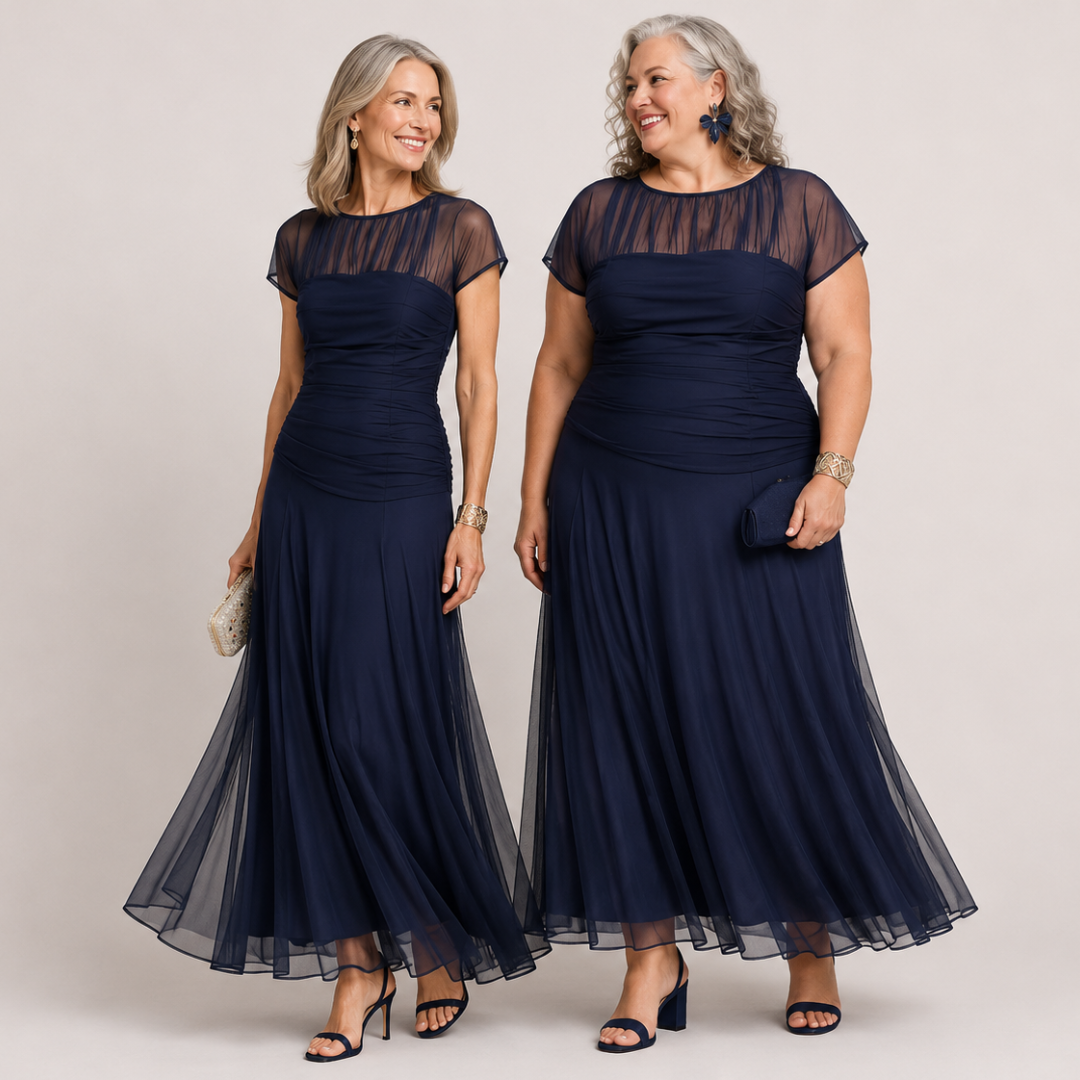 Colette | Flowy Chiffon-Look Midi Dress