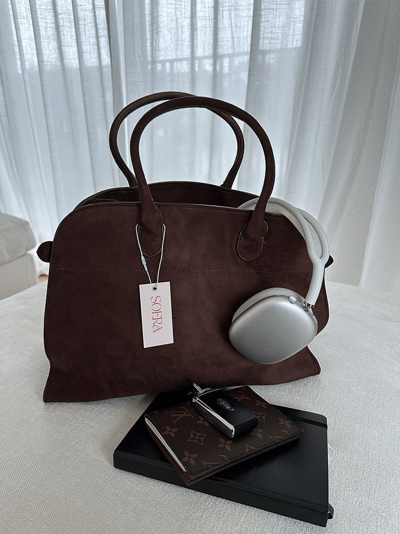 Structured Padded Strap Laptop Tote Bag
