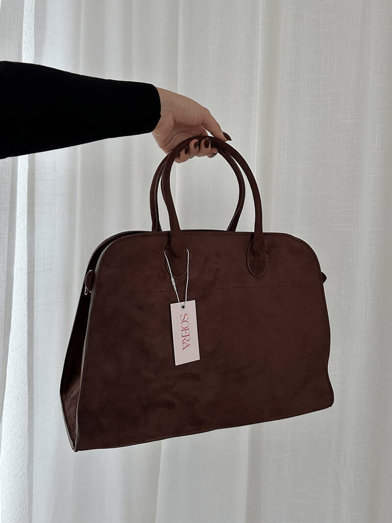 Structured Padded Strap Laptop Tote Bag