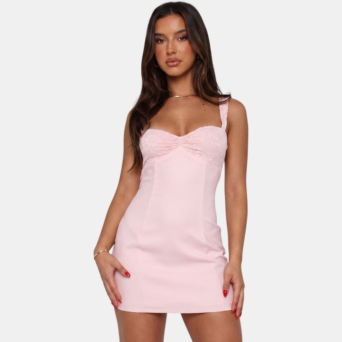 Florencia | Lace Ruched Sweetheart Bodycon Mini Dress