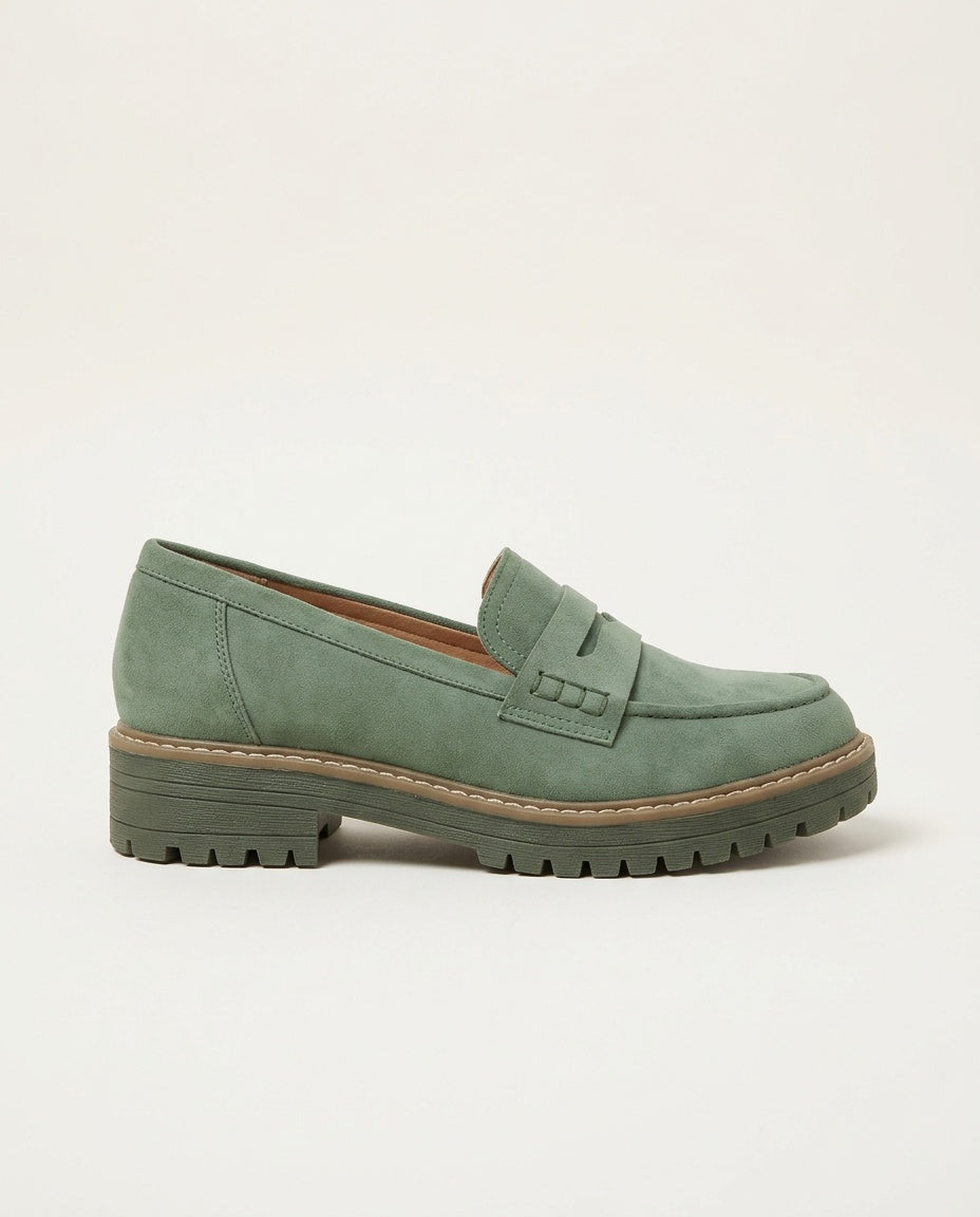 Sabine | Chunky Lug Sole Loafers