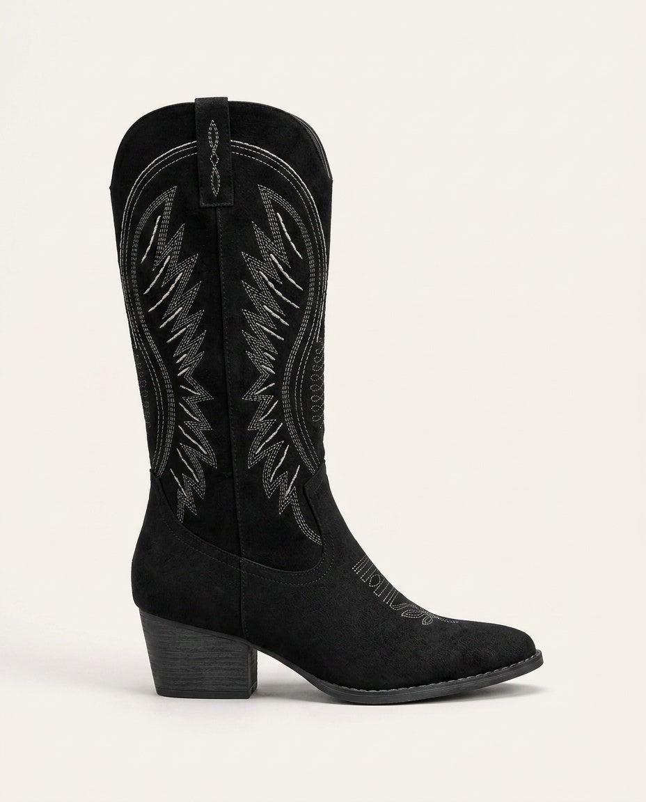 Dakota | Western Block Heel Cowboy Boots