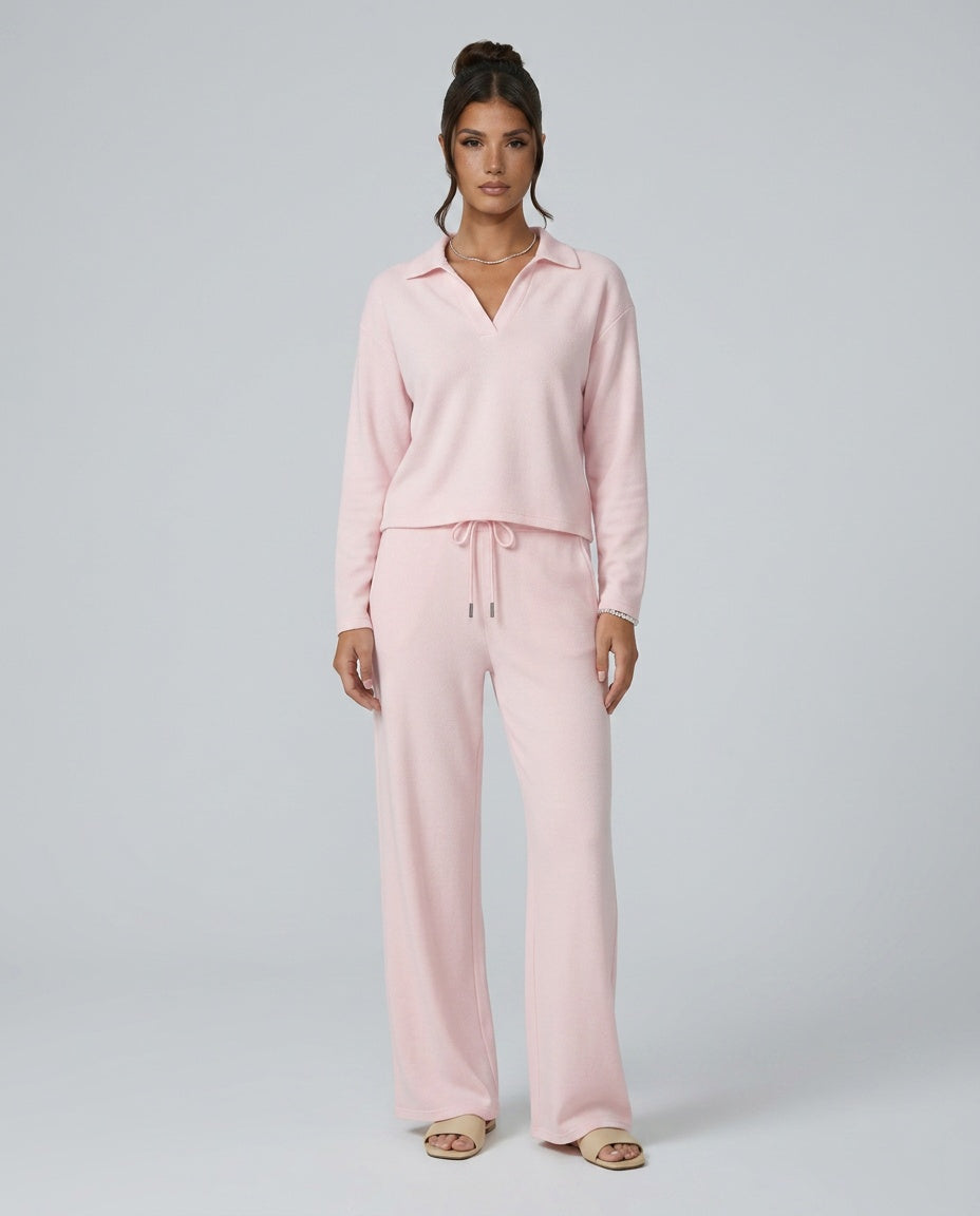Anouk | Collared Wide-Leg Trousers Co-ord Set