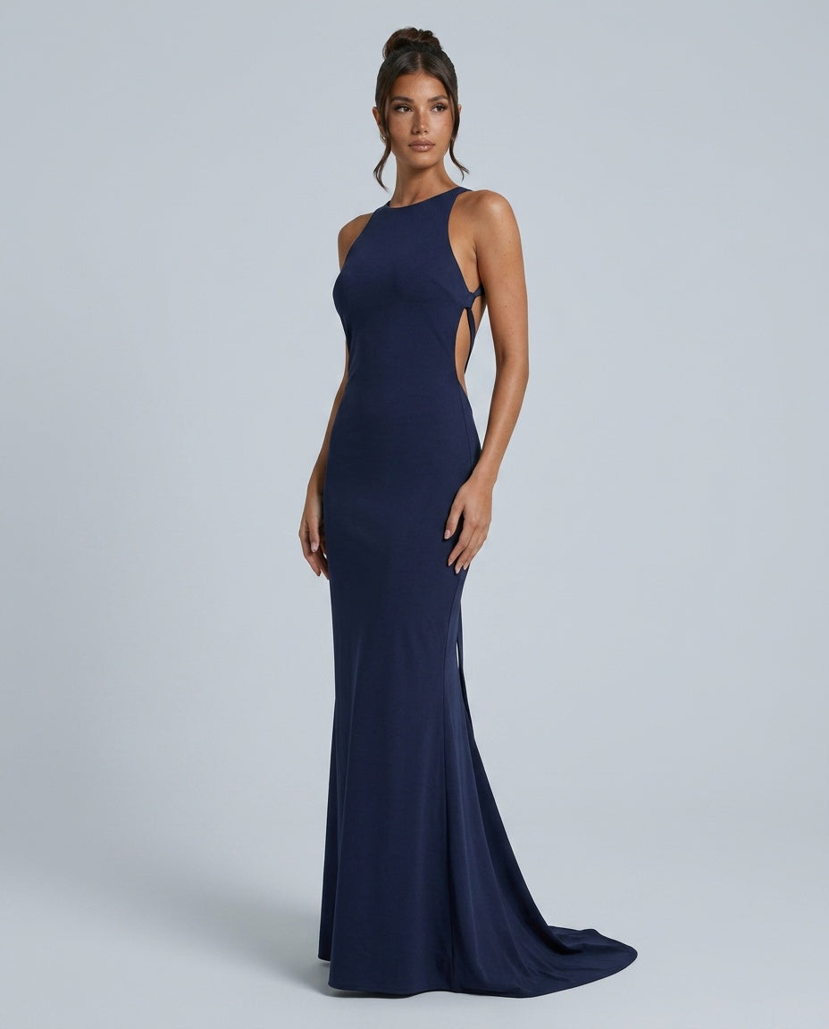 Naia | Backless Spaghetti Strap Maxi Dress