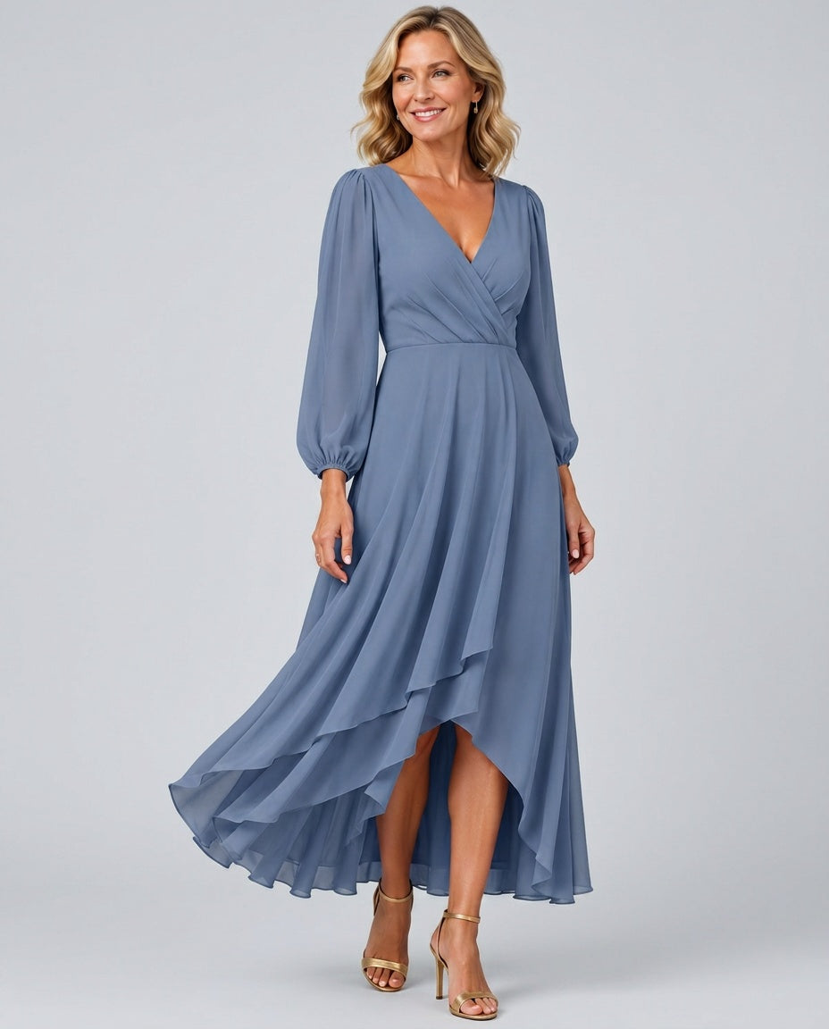 Seraphina | V-Neck Elegant Maxi Dress