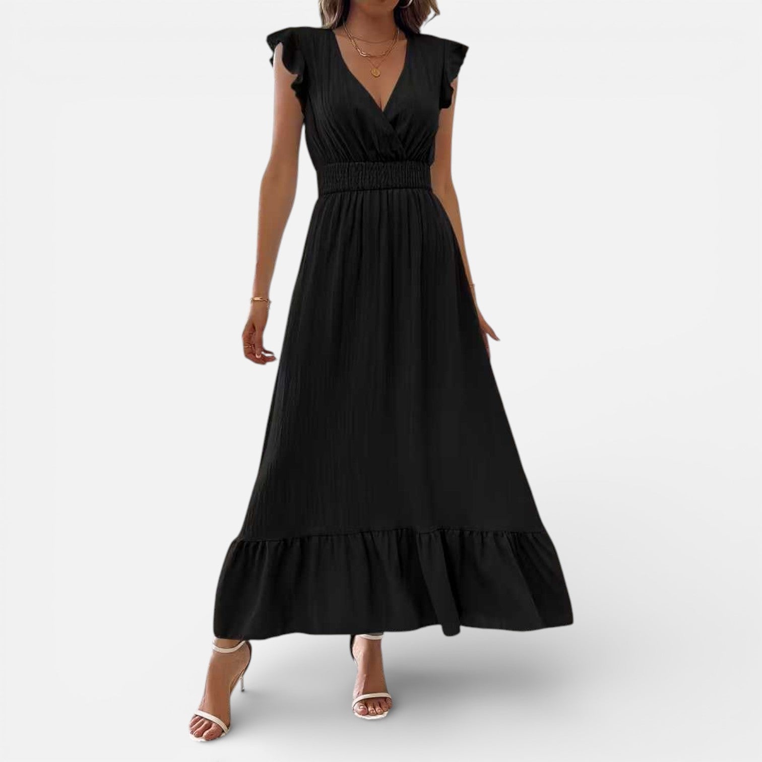 Camila | Sleeveless Flowy Maxi Dress