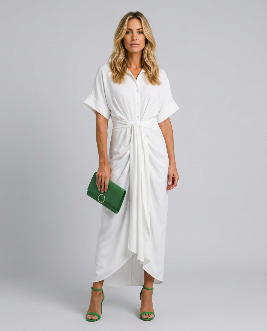 Selene | Relaxed Everyday Polyester Maxi Dress