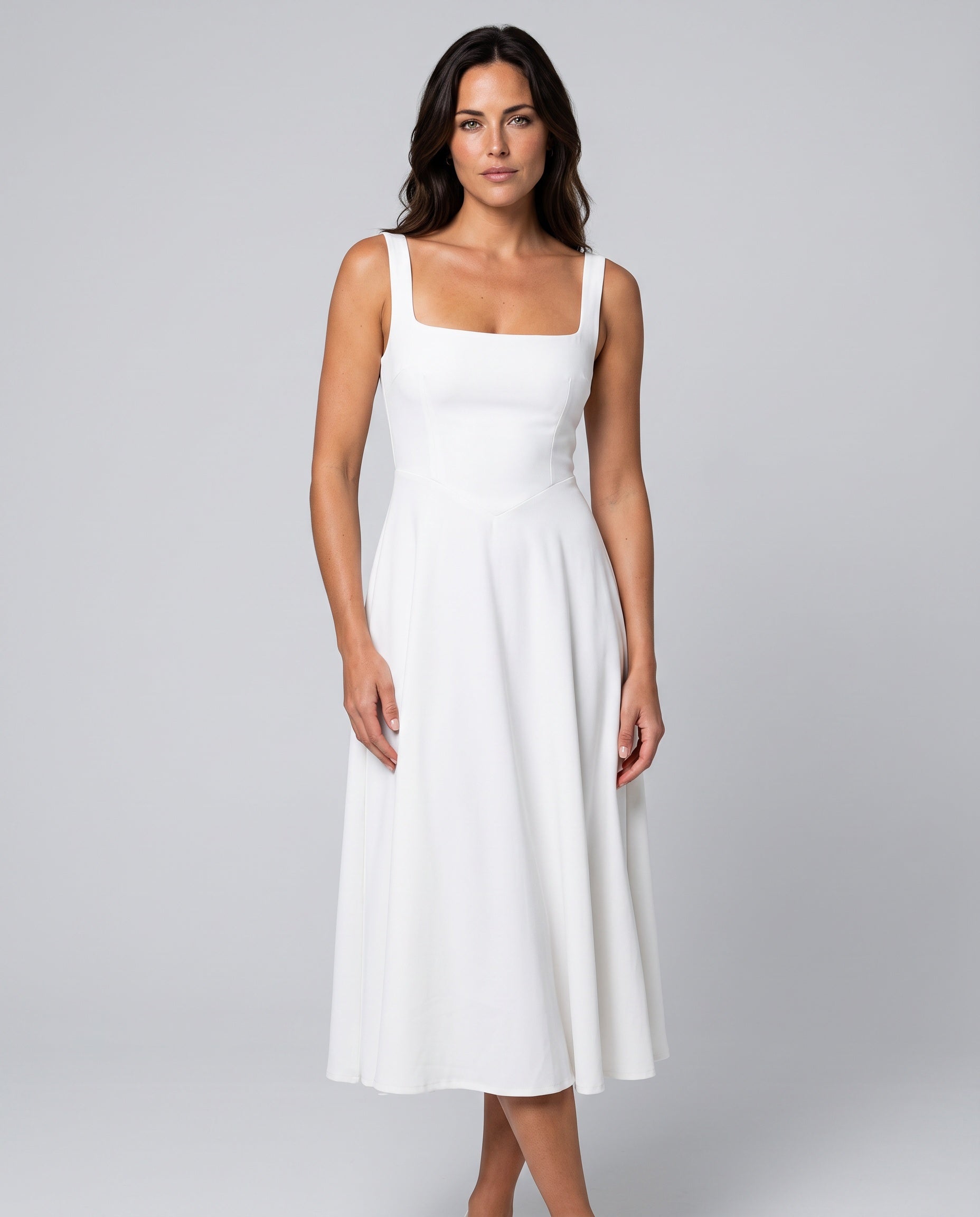 Cleo | Elegant Formal Midi Dress
