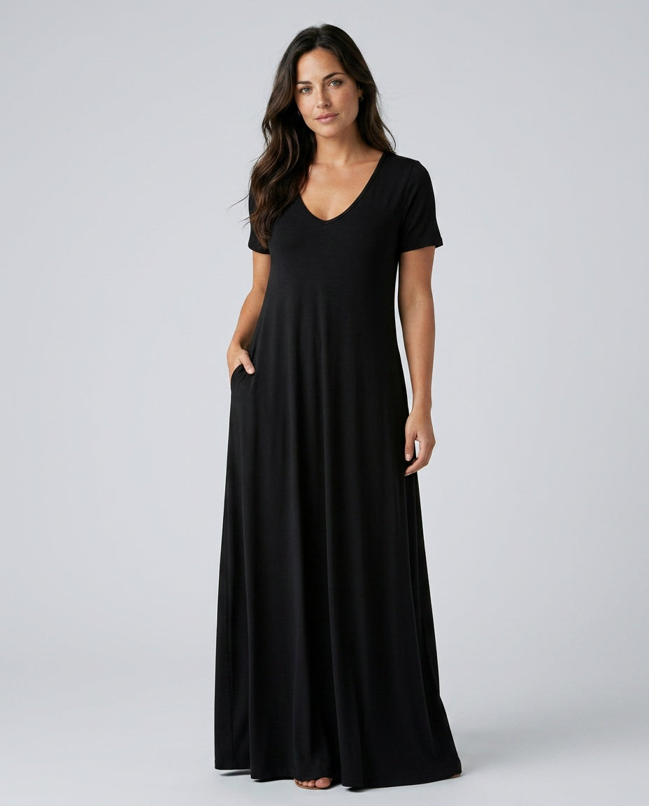 Cora | Relaxed Cotton-Blend Lounge Dress