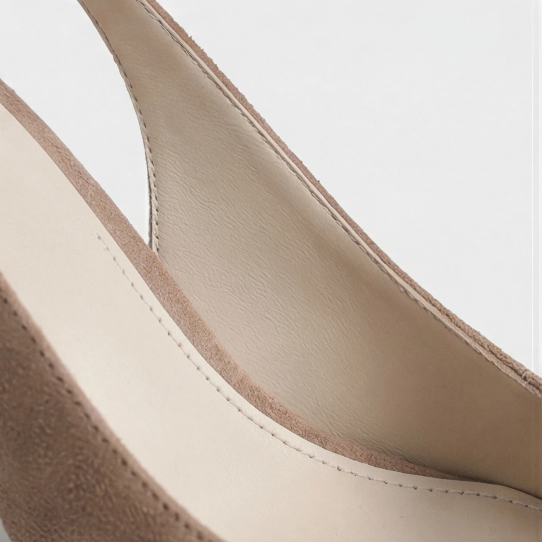 Sienna | Leopard Print Pointed Toe Slingback Block Heels