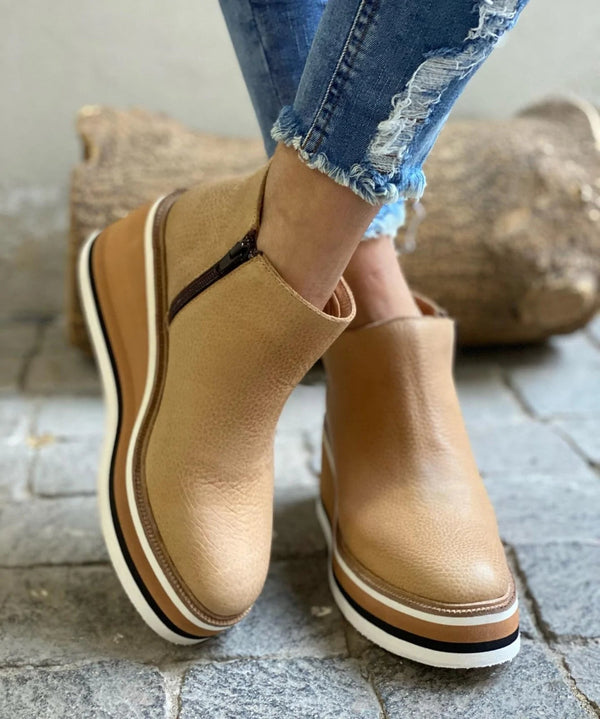 Cleona | Waterproof Side Zip Ankle Boots