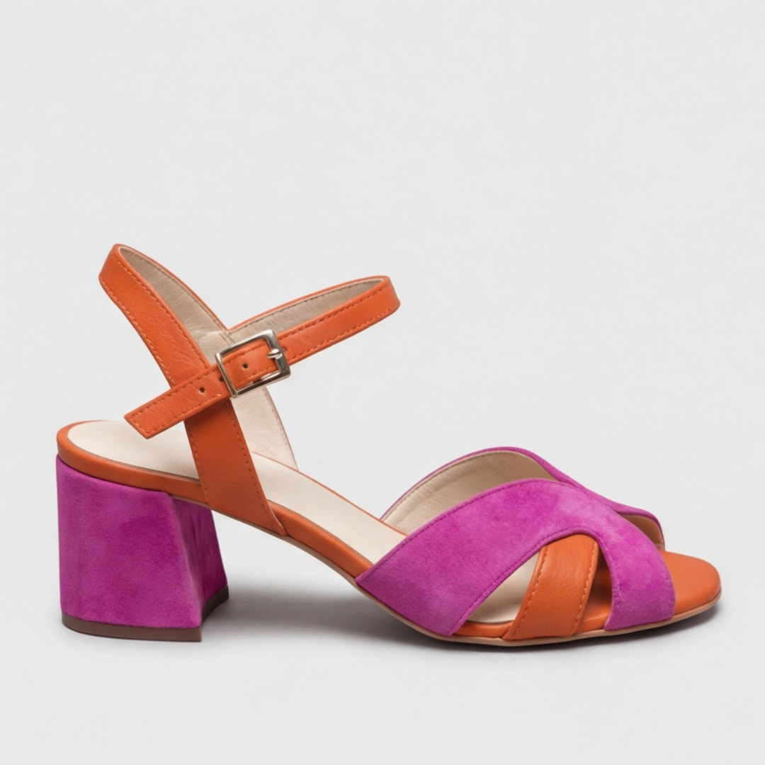 Clara | Wedge Heel Adjustable Ankle Strap Sandals