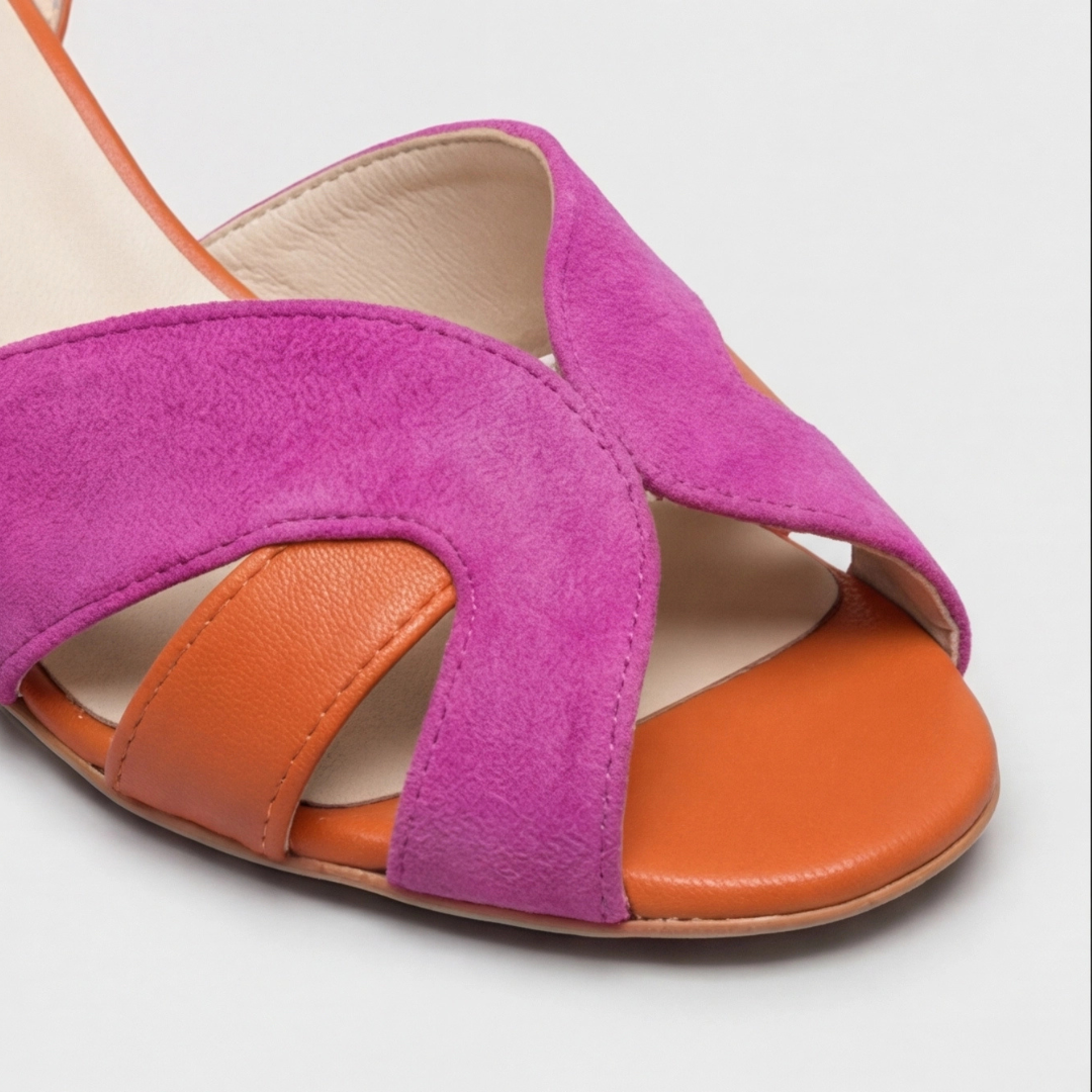Clara | Wedge Heel Adjustable Ankle Strap Sandals