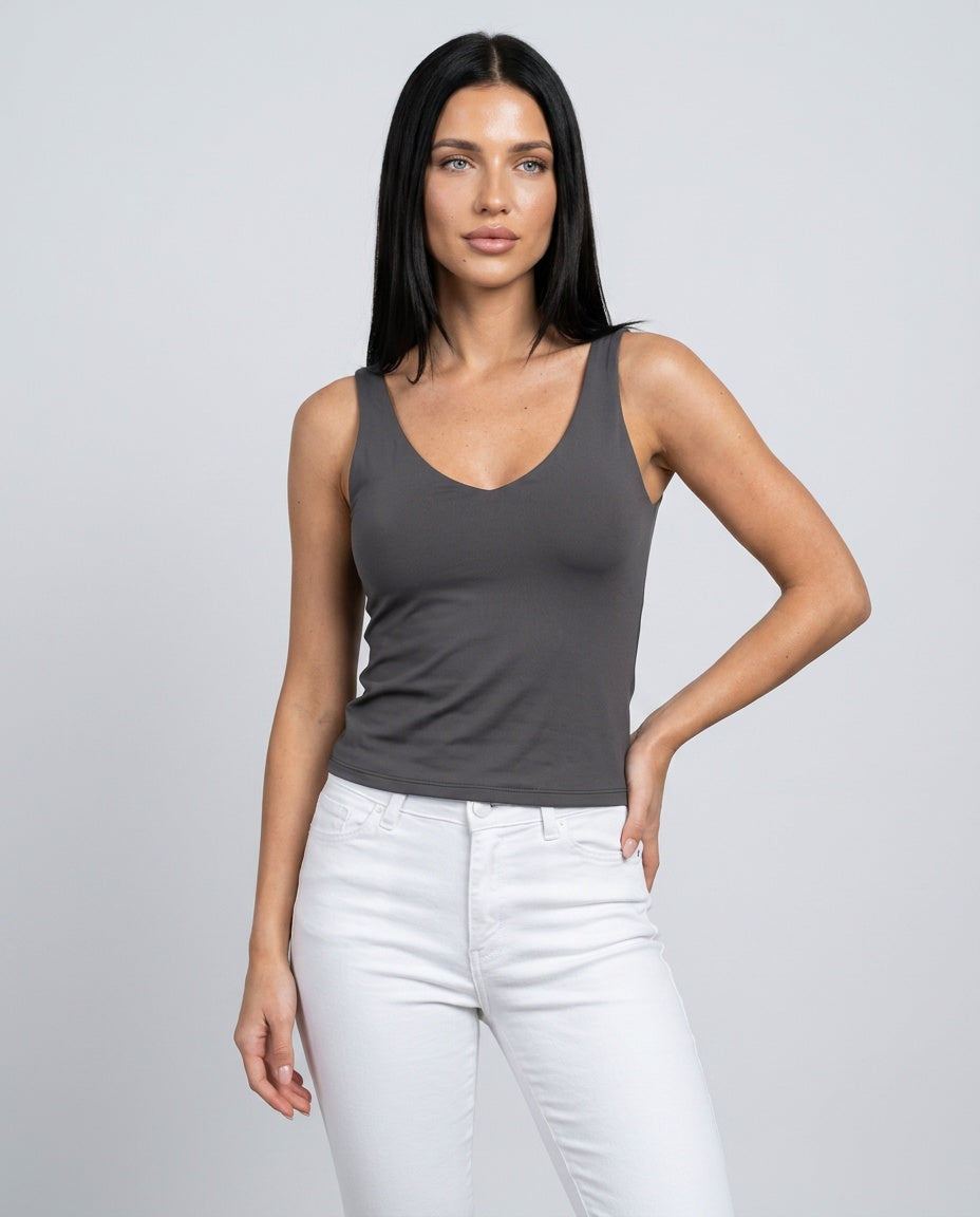 Skylar | Sleeveless Double Layer Tank Top