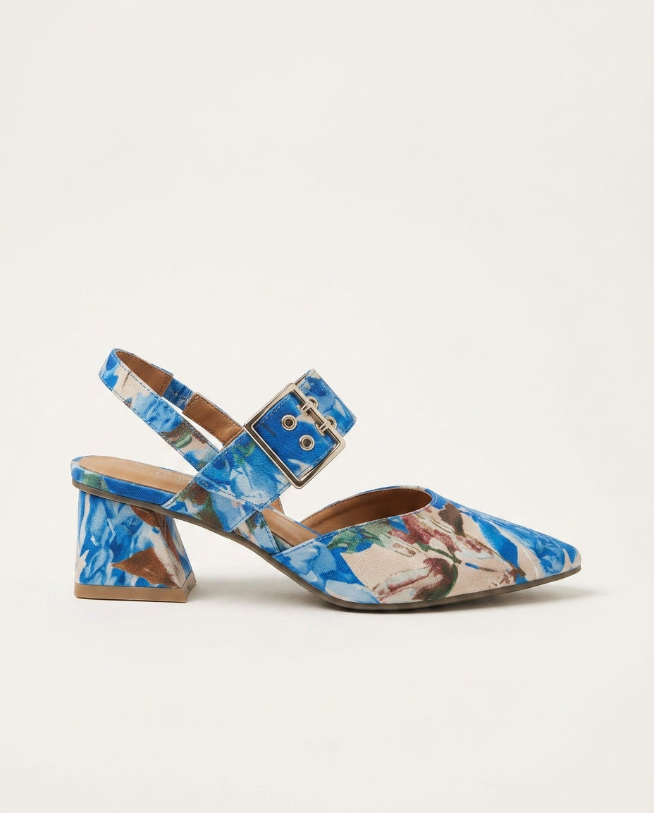 Varese | Two-Tone Slingback Heels