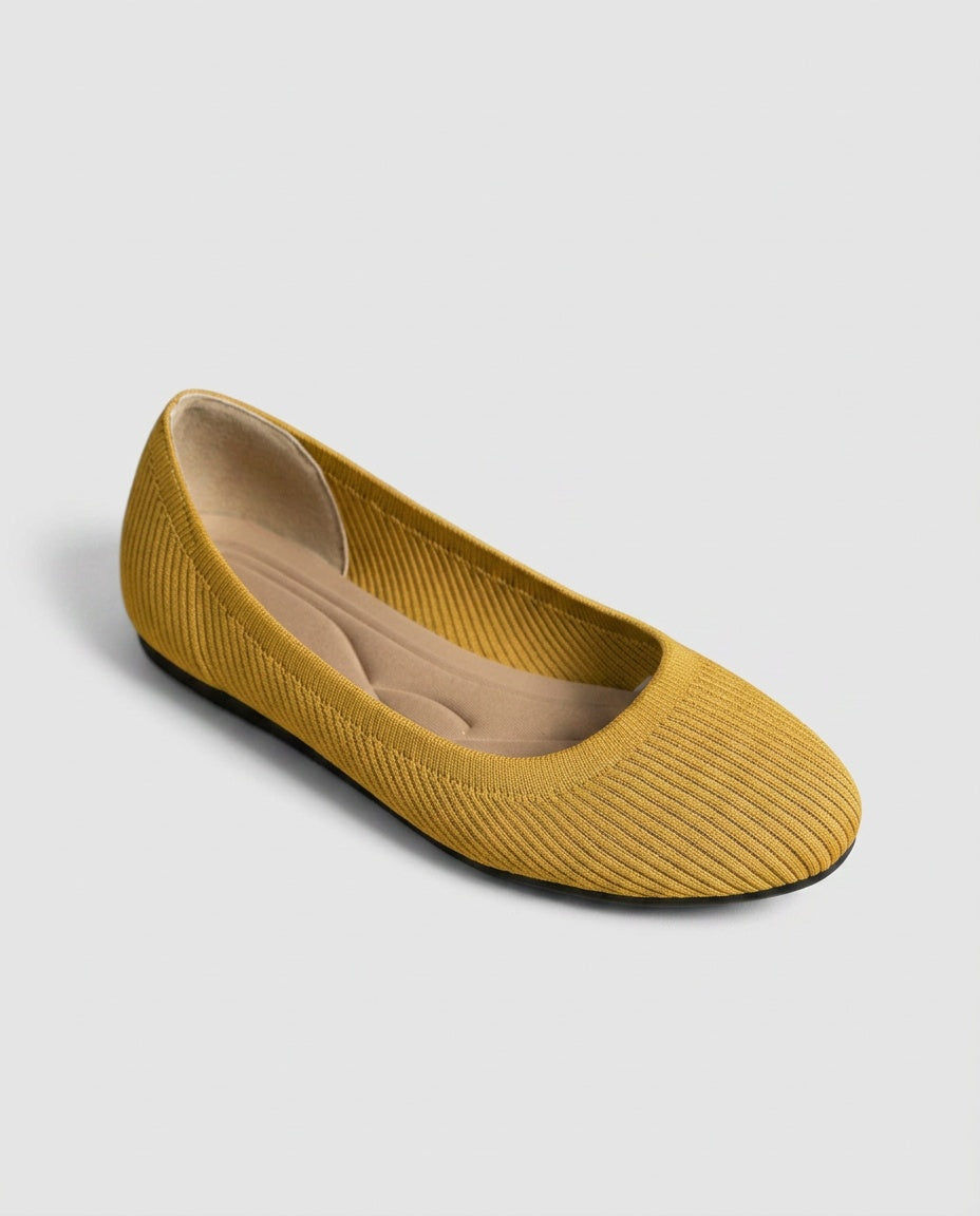 Elodie | Knit Ballet Slip-On Loafers