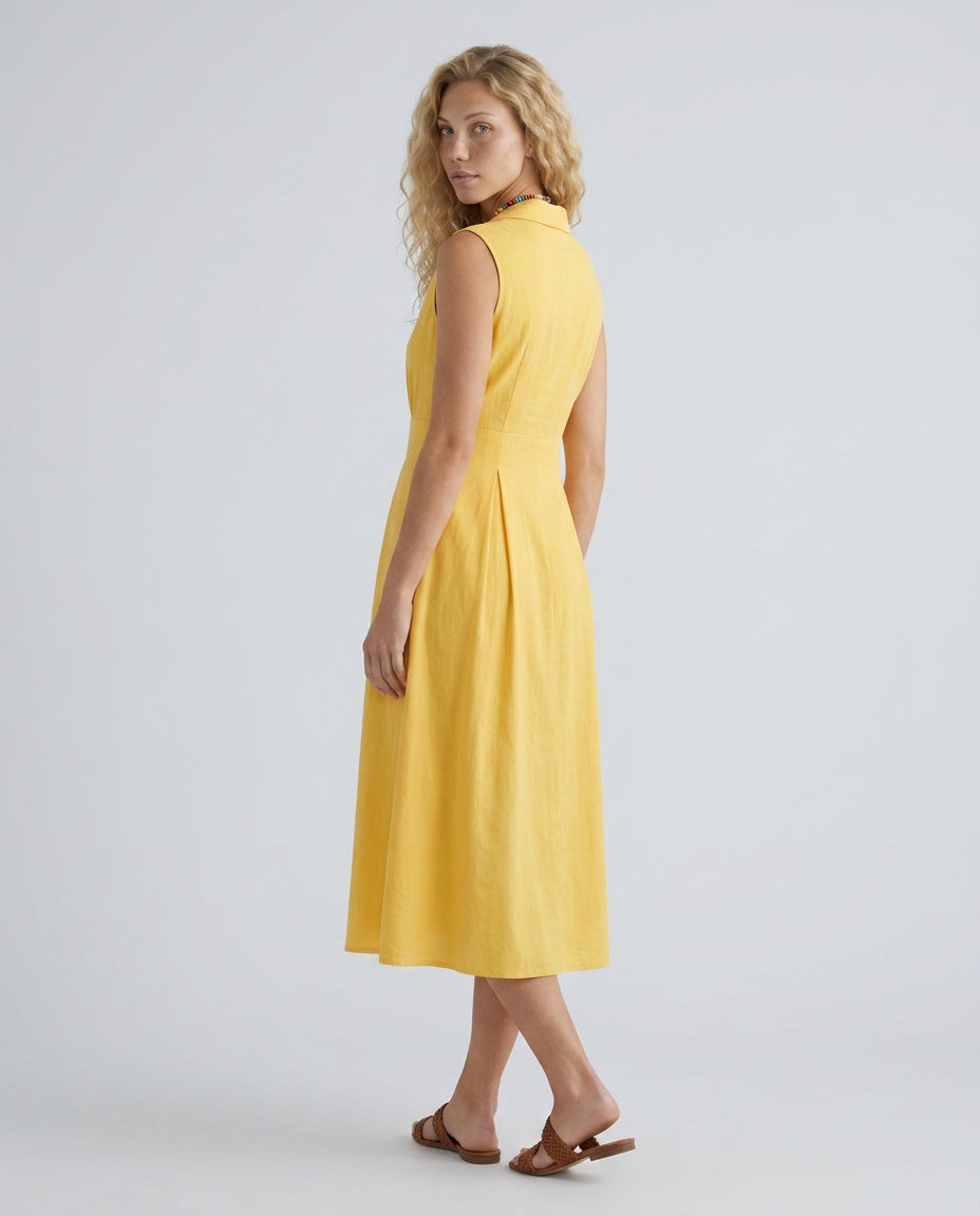 Celyn | Stack Button Midi Dress