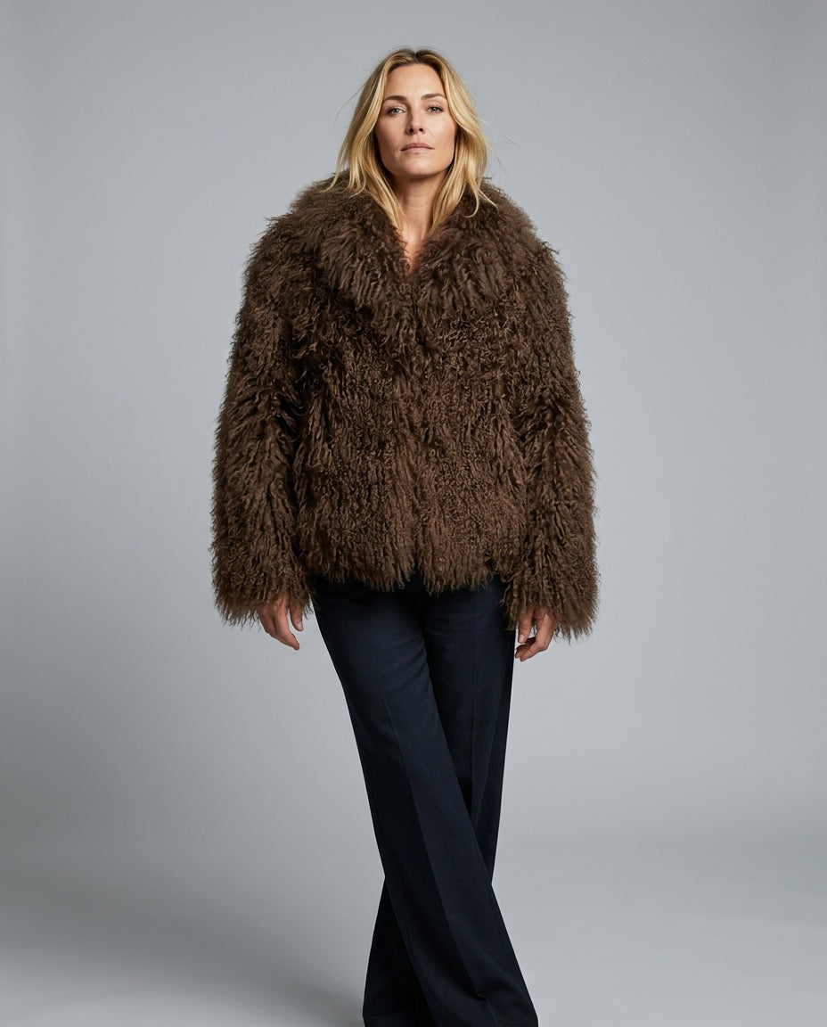 Alma | Oversized Teddy Faux Fur Coat