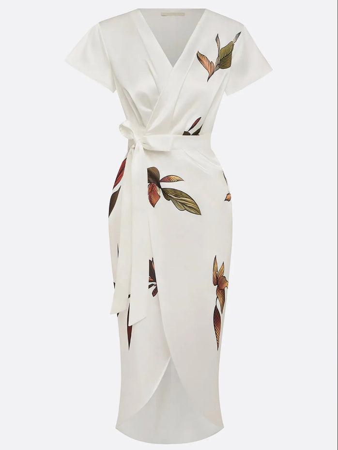 Thea | Wrap Midi Dress