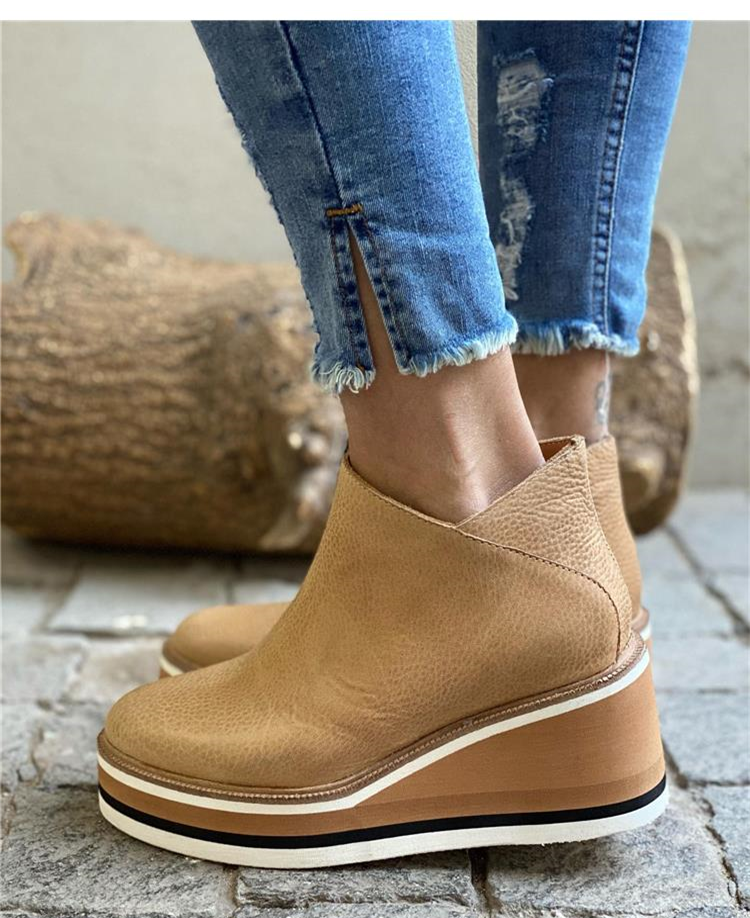 Mira | Platform Cushioned Sole Ankle Boot
