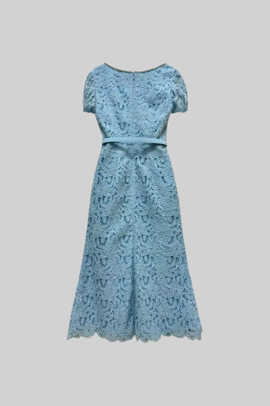 Fleur | Lace Button-Front Midi Dress