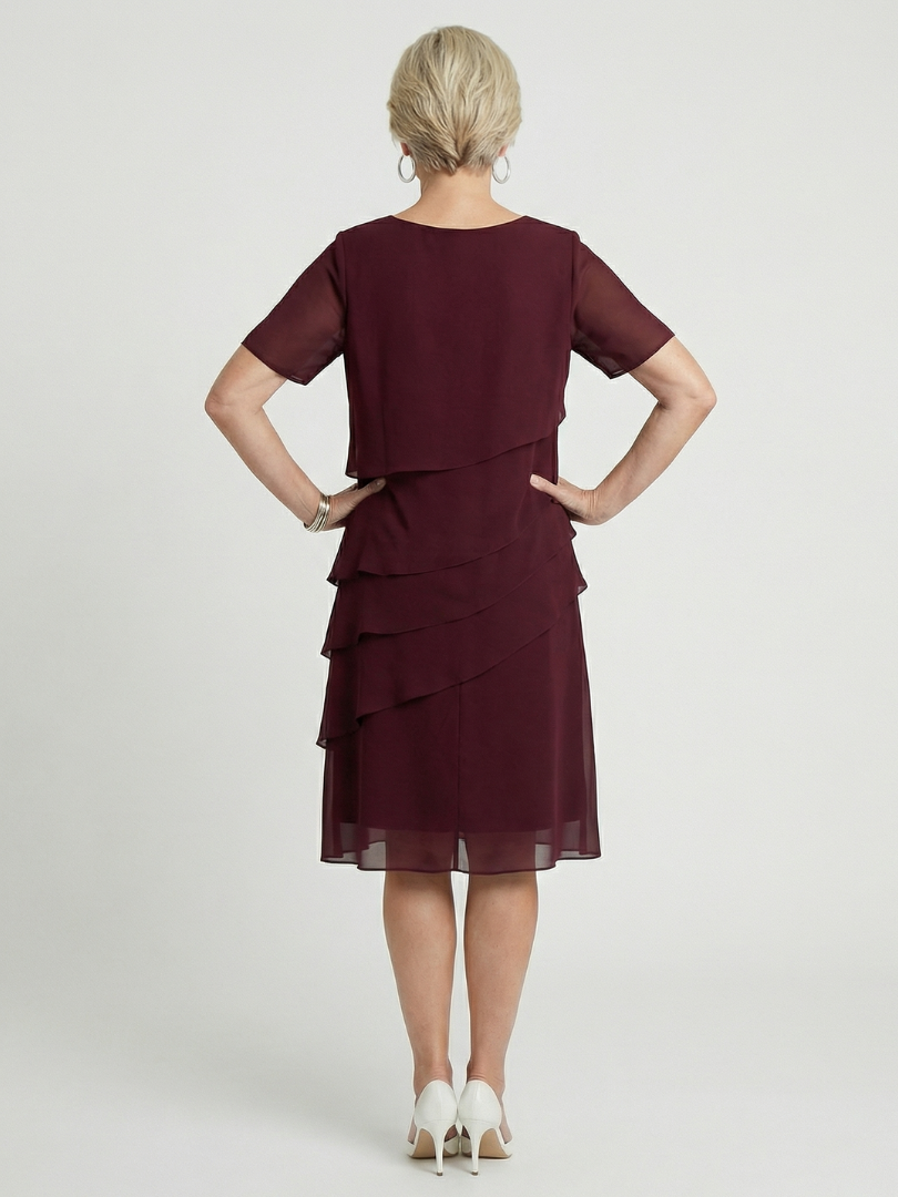 Alba | Soft Contour Knee-Length Midi Dress
