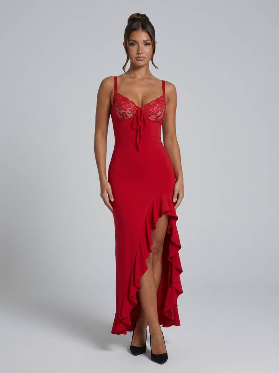 Serelise | Lace Detail Maxi Dress