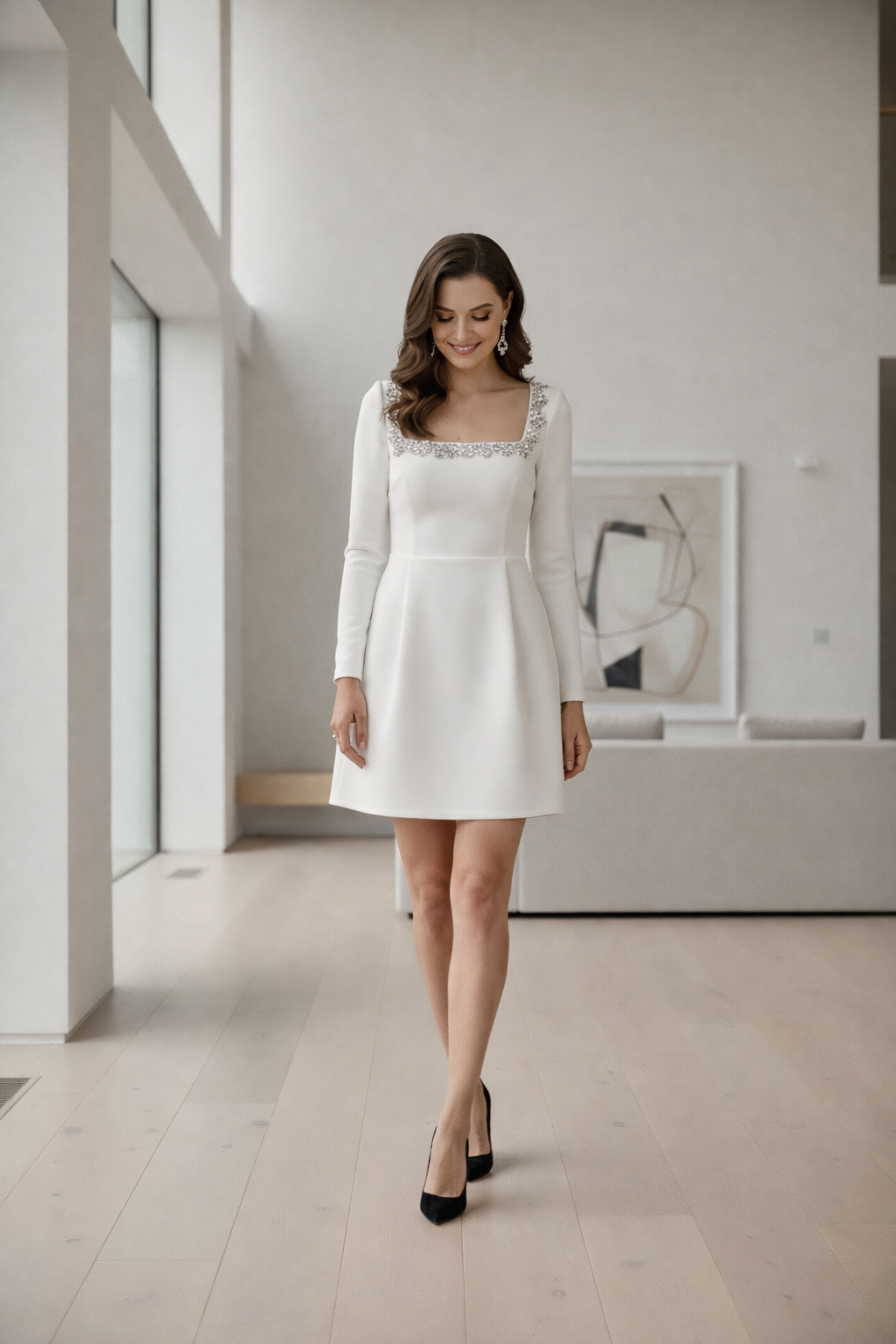 Odette | Velvet Mini Dress