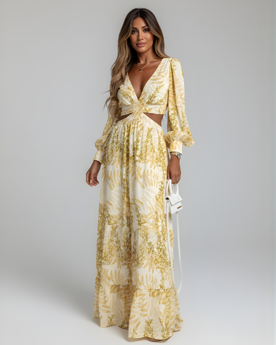 Marula | Maxi Dress with Cut-Out Waist