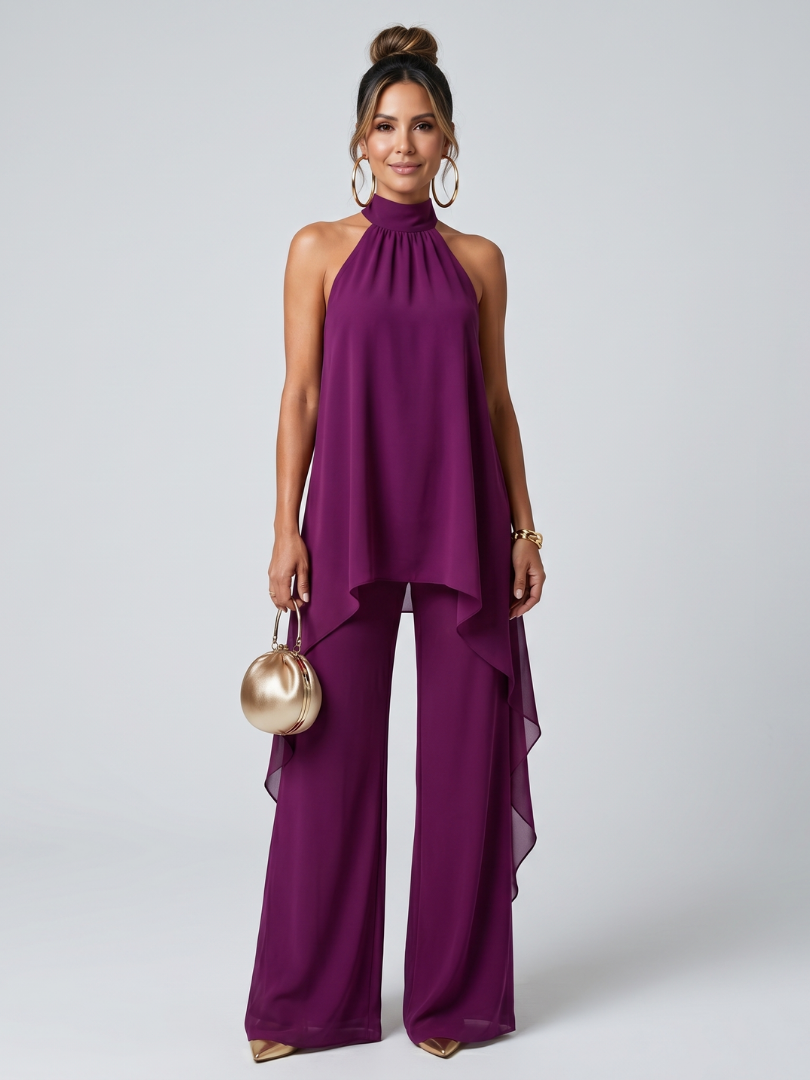 Anouk | Asymmetric Tunic & Wide Leg Pants Co-ord Set