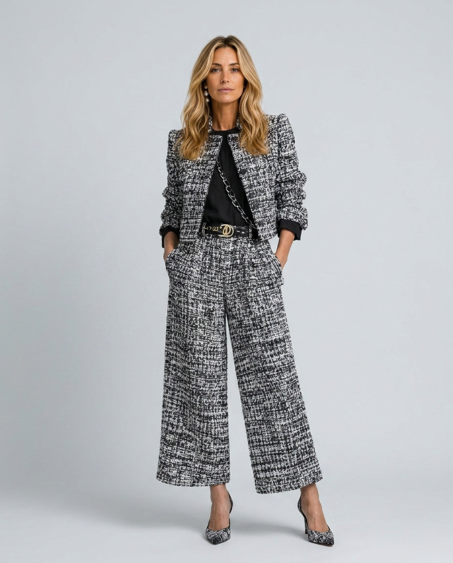 Alejandra | Tweed-Look Office Co-ord Set