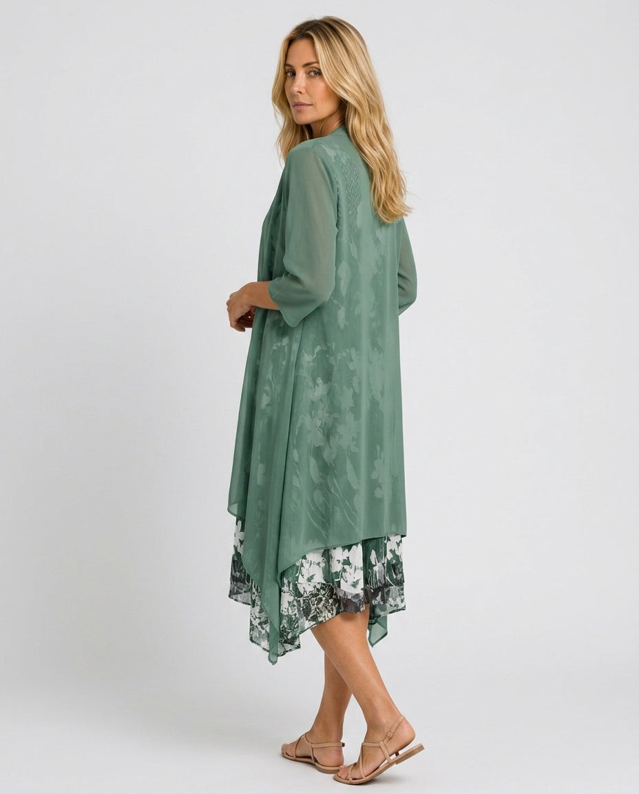 Isolde | Layered Breezy Midi Dress