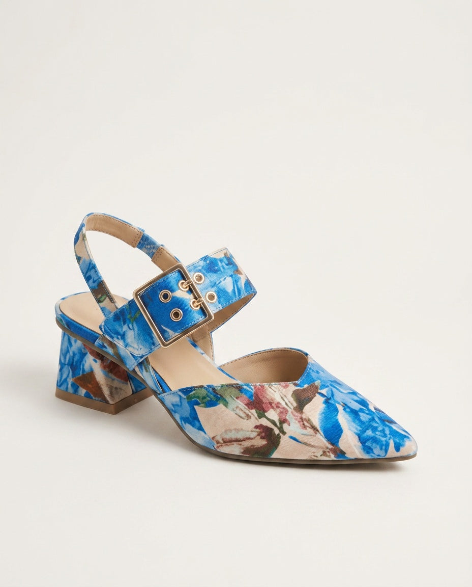 Varese | Two-Tone Slingback Heels