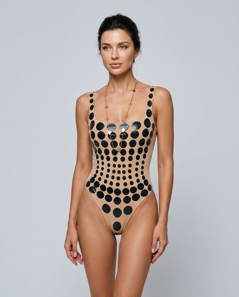 Fleur | Polka Dot Printed Bodysuit