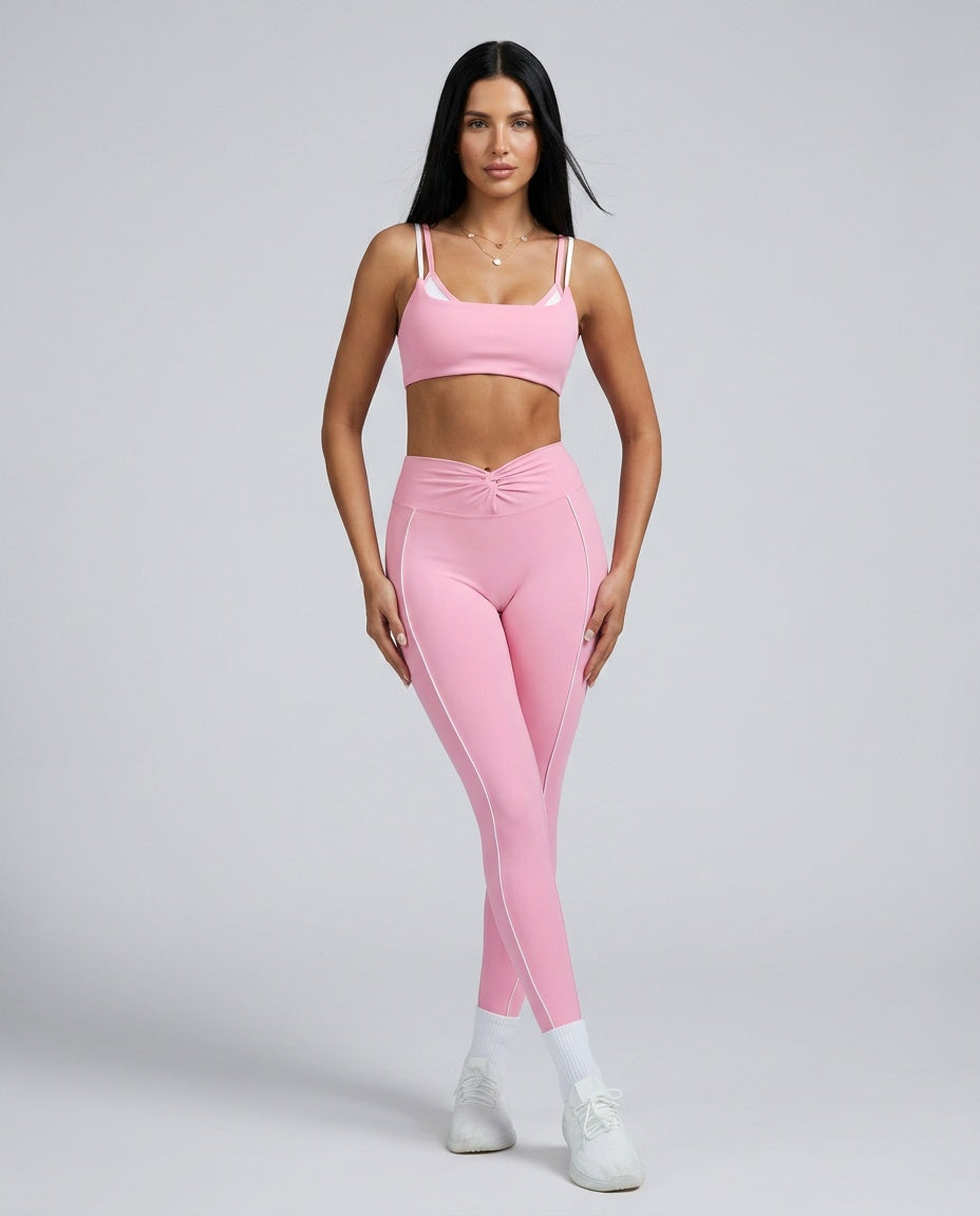 Paige | High Waist Twist Front Seamless Leggings