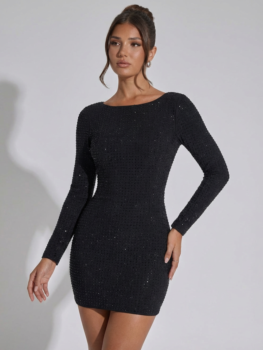Avaline | Long Sleeve Mini Dress