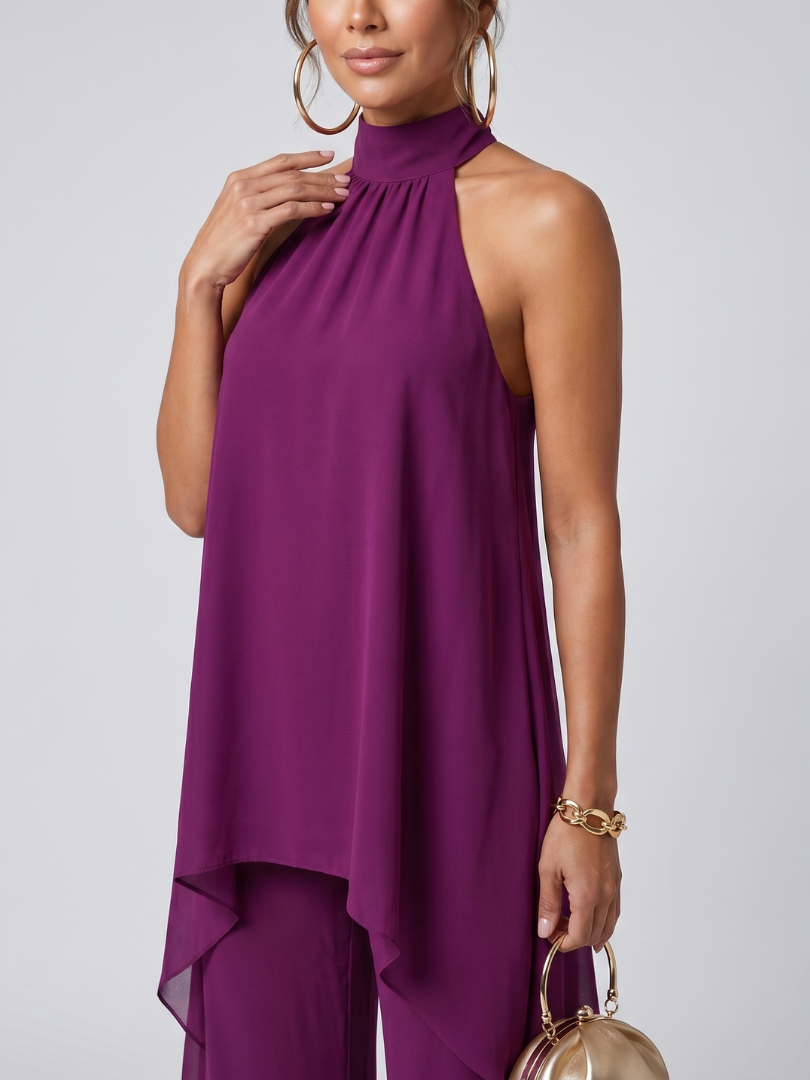 Anouk | Asymmetric Tunic & Wide Leg Pants Co-ord Set