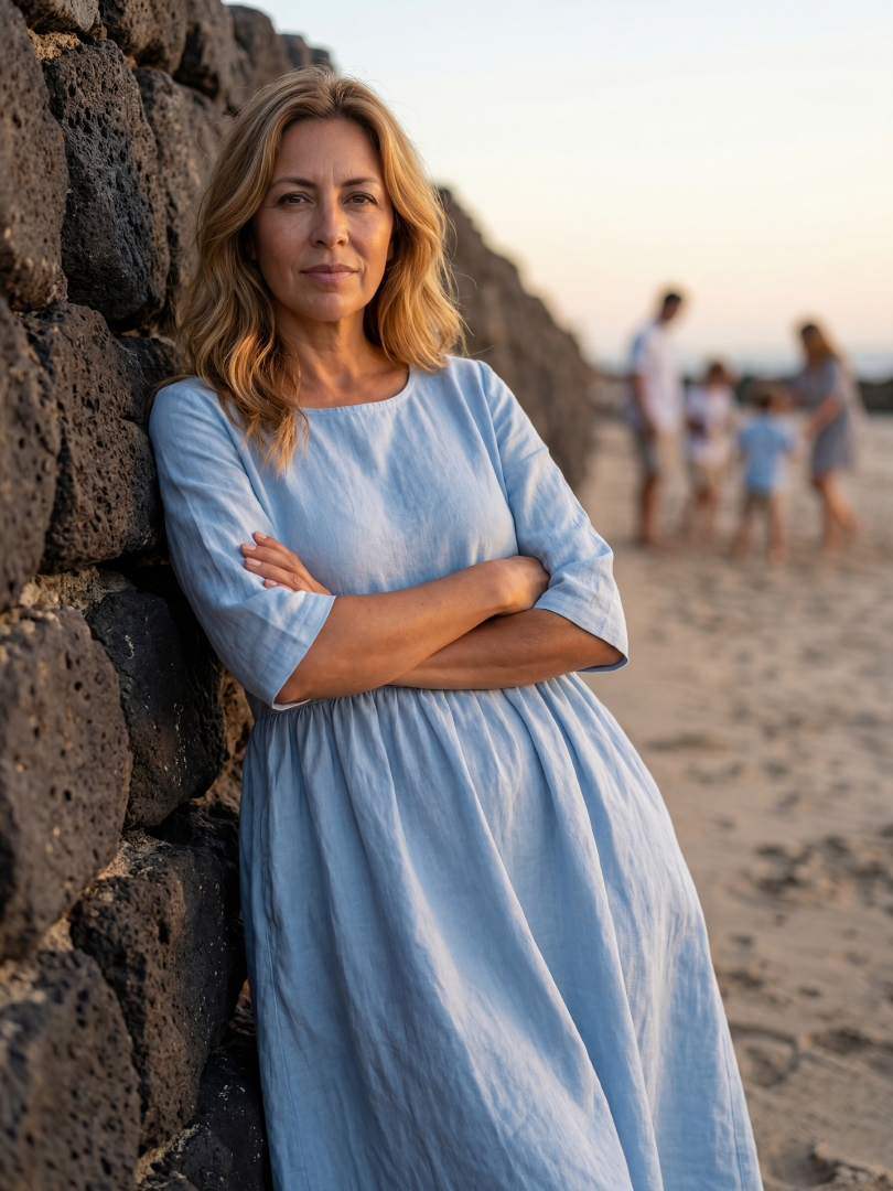 Waverly | Flowy Blue Midi Dress
