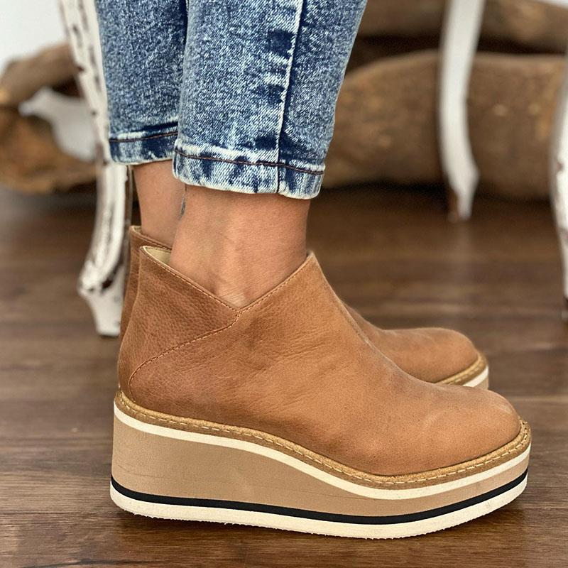 Mira | Platform Cushioned Sole Ankle Boot