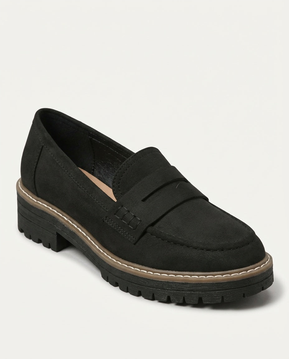 Sabine | Chunky Lug Sole Loafers