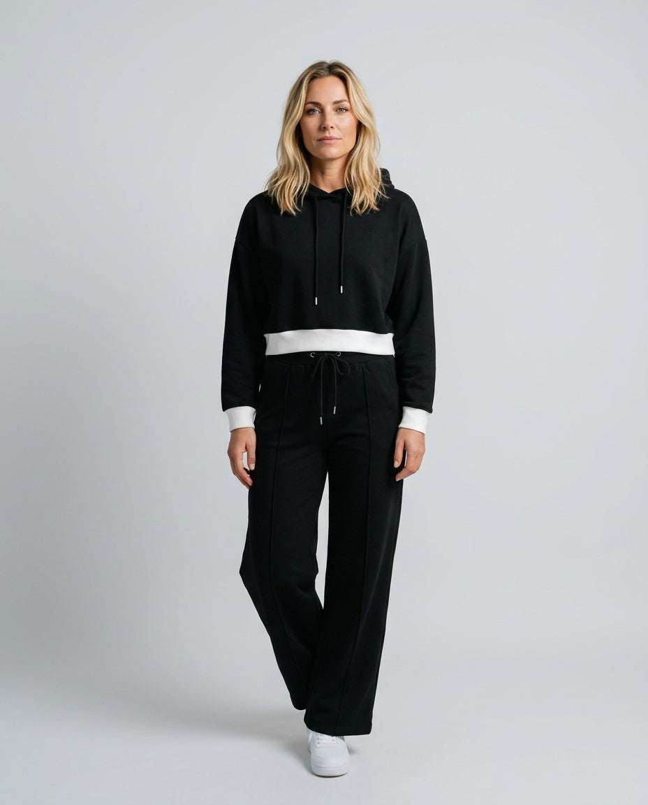 Verity | Relaxed Wide-Leg Hoodie Co-ord Set