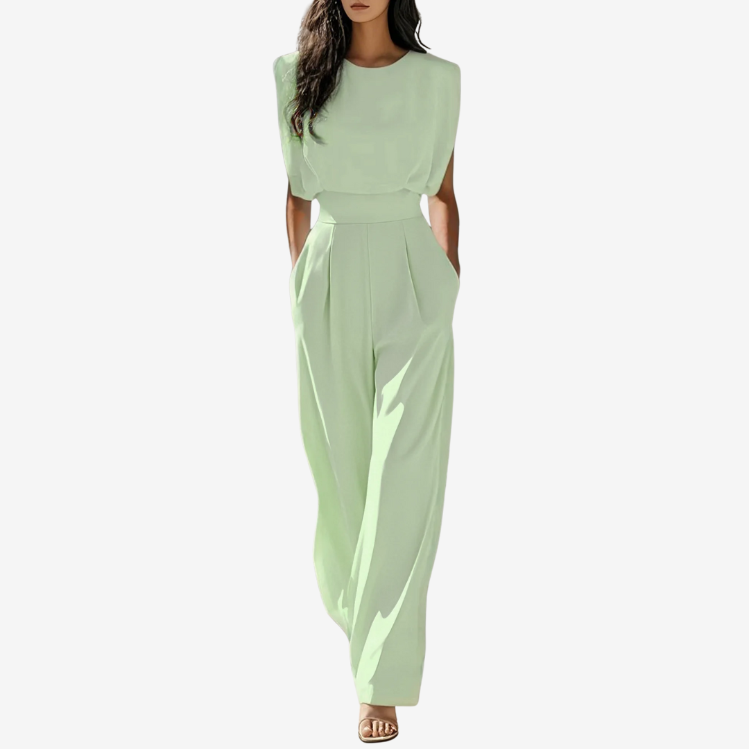Elisa | Defined Waist Relaxed Jumpsuit