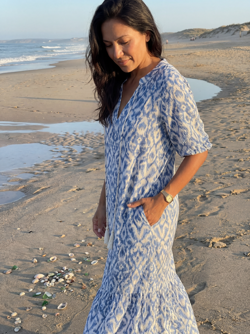 Elin | Breezy Coastal Midi Dress