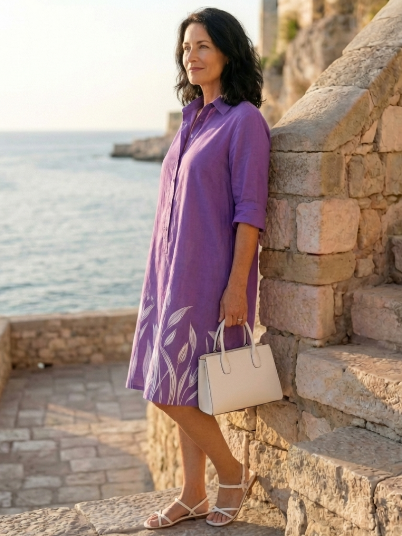 Fleur | Purple Elegant Evening Maxi Dress