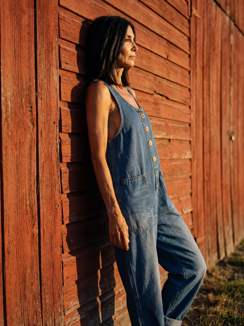 Paige | Rooster Motif Print Jumpsuit