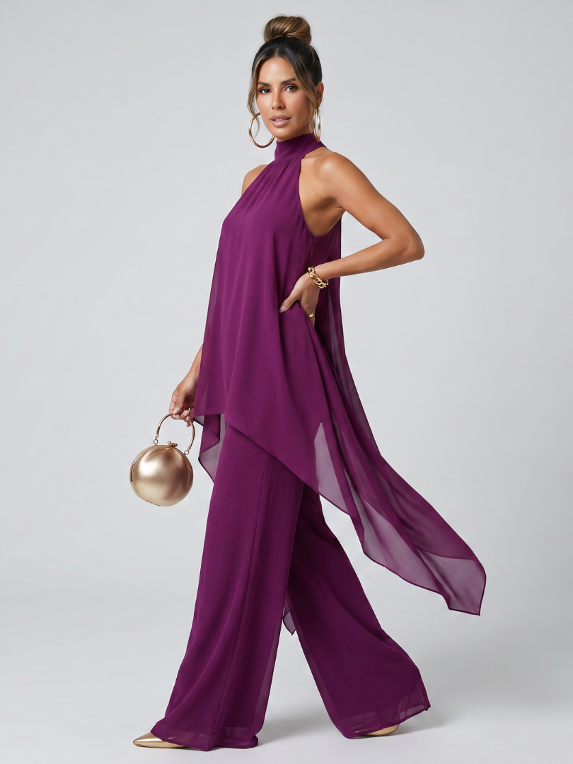 Anouk | Asymmetric Tunic & Wide Leg Pants Co-ord Set